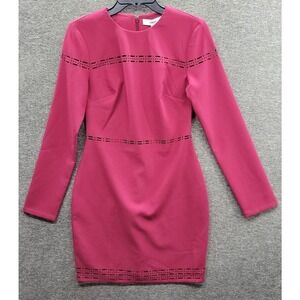 Likely Solace Eyelet Mini Dress Red Women's 6 NWT (MSRP $228)